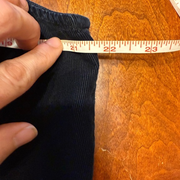 Eddie Bauer Women's Size M Black Corduroy Button Front Midi Dress Cottage Jumper - Picture 11 of 16